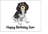 Cavalier King Charles 02 Edible Icing Cake Topper or Ribbon