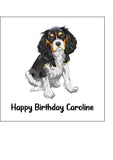 Cavalier King Charles 02 Edible Icing Cake Topper or Ribbon