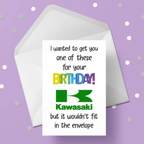 Kawasaki Funny Birthday Card