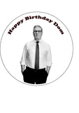 Keir Starmer 01 Edible Icing Cake Topper or Ribbon