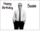 Keir Starmer 01 Edible Icing Cake Topper or Ribbon