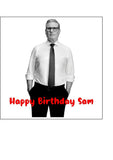 Keir Starmer 01 Edible Icing Cake Topper or Ribbon