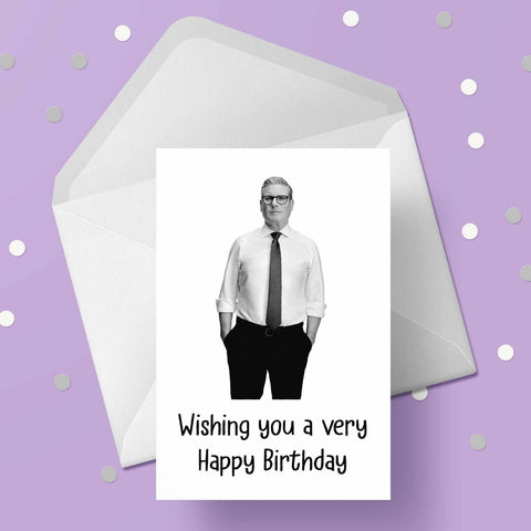 Keir Starmer 01 Birthday Card