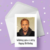 Kevin Costner Birthday Card