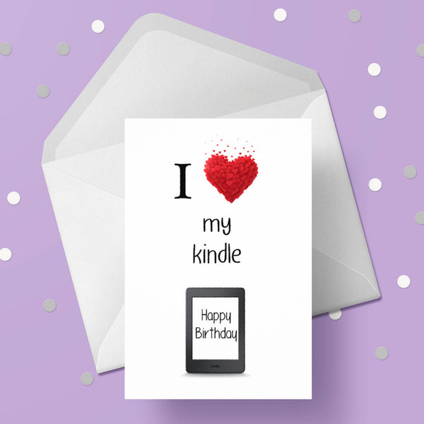 Kindle Birthday Card