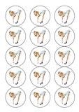Kylie Minogue 03 Edible Icing Cake Topper or Ribbon
