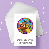 Lion King Birthday Card 01