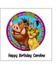 Lion King Edible Icing Cake Topper 01