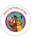 Lion King Edible Icing Cake Topper 01