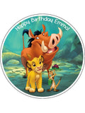 Lion King Edible Icing Cake Topper 03