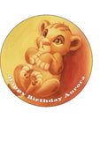 Lion King Edible Icing Cake Topper 04 - Simba