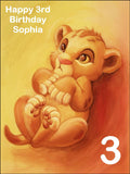Lion King Edible Icing Cake Topper 04 - Simba