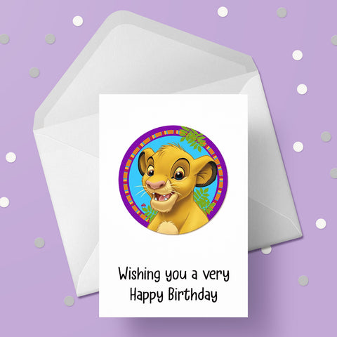Lion King 08 Birthday Card