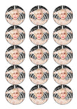 Lady Gaga 03 Edible Icing Cake Topper or Ribbon