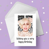 Lady Gaga 03 Edible Icing Cake Topper or Ribbon
