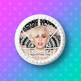 Lady Gaga 01 Edible Icing Cake Topper or Ribbon