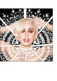 Lady Gaga 01 Edible Icing Cake Topper or Ribbon