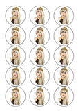 Lady Gaga 03 Edible Icing Cake Topper or Ribbon