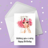 Lady Gaga 02 Birthday Card