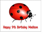 Ladybird Edible Icing Cake Topper