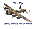 WW2 Lancaster Bomber Plane Edible Icing Cake topper