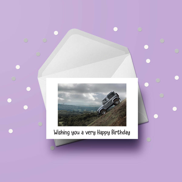 Land Rover 02 Birthday Card