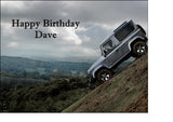 Land Rover 02 Edible Icing Cake Topper