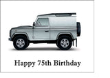 Land Rover 03 Edible Icing Cake Topper