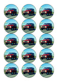 Land Rover 04 Edible Icing Cake Topper