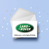 Land Rover Logo Edible Icing Cake Topper