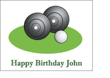 Lawn Bowls 02 Edible Icing Cake Topper