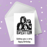 Led Zeppelin 02 Birthday Card