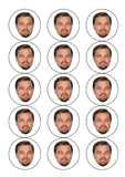 Leonardo Dicaprio 01 Edible Icing Cake Topper or Ribbon