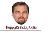 Leonardo Dicaprio 01 Edible Icing Cake Topper or Ribbon