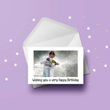 Lewis Hamilton 02 Birthday Card