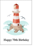 Lighthouse Edible Icing Cake Topper