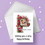 Lion Birthday Card 04