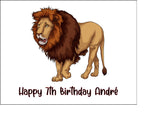 Lion 01 Edible Icing Cake Topper