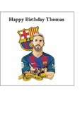 Lionel Messi 02 Edible Icing Cake Topper or Ribbon