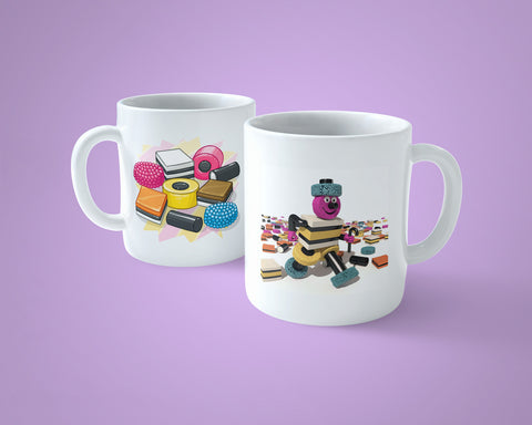 Liquorice Allsorts Sweets Mug