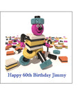 Liquorice Allsorts Bertie Bassett Edible Icing Cake Topper