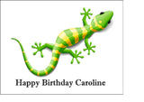 Lizard Gecko 02 Edible Icing Cake Topper