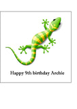 Lizard Gecko 02 Edible Icing Cake Topper
