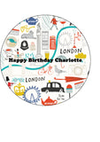 London / England Edible Icing Cake Topper 02