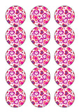 Love Hearts 04 Edible Icing Cake Topper