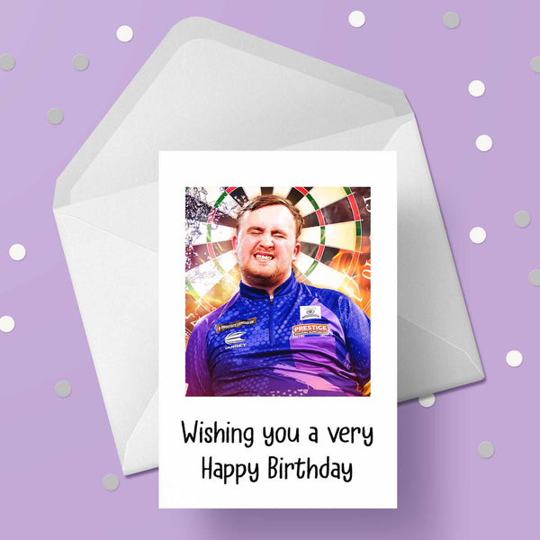 Luke Littler Birthday Card