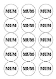 Mother's Day Edible Icing Cake Topper 15