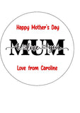 Mother's Day Edible Icing Cake Topper 15