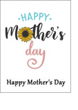 Mother's Day Edible Icing Cake Topper 13