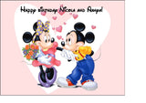 Mickey & Minnie Mouse Edible Icing Cake Topper 01